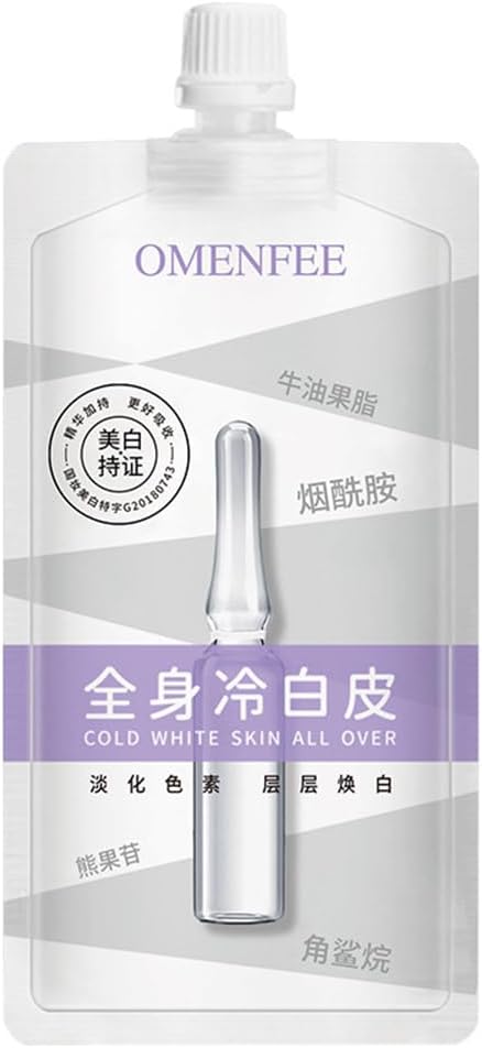 OMENFEE Whitening Body Milk Whole Body Cold White Skin Body Care Cream Niacinamide Body Milk Film Beauty Skin Care Products