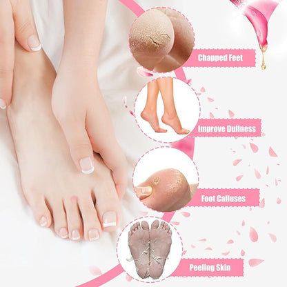 Moisturizing Socks - Silicone Socks for Dry Cracked Feet Women
