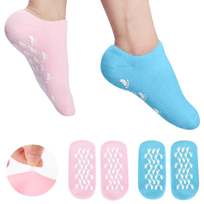 Moisturizing Socks - Silicone Socks for Dry Cracked Feet Women