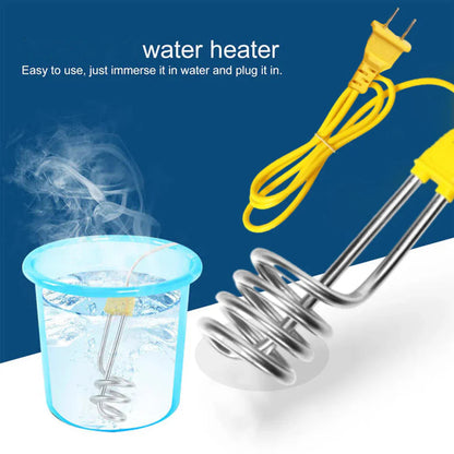 "Electric Water Heating Rod – Suitable for Heating Water in Containers Such as Buckets, Basins, Bathtubs, Small Inflatable Pools, and More."
