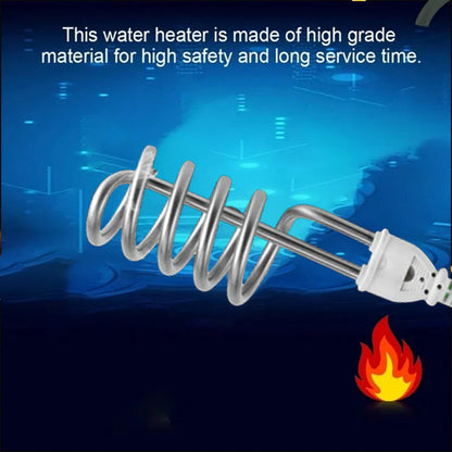 "Electric Water Heating Rod – Suitable for Heating Water in Containers Such as Buckets, Basins, Bathtubs, Small Inflatable Pools, and More."