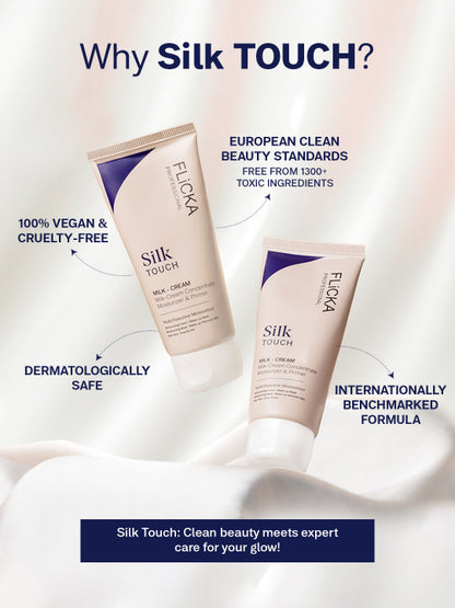 Silk Touch 3 in 1 Moisturizer and Primer Hydrating Lightweight & Long-Lasting 60g